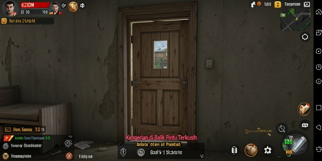 Tampilan menakutkan dari momen-momen menyeramkan dalam gameplay.