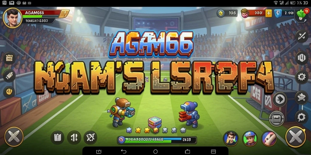 Tampilan gameplay menarik dari AGAM66 yang mendebarkan.