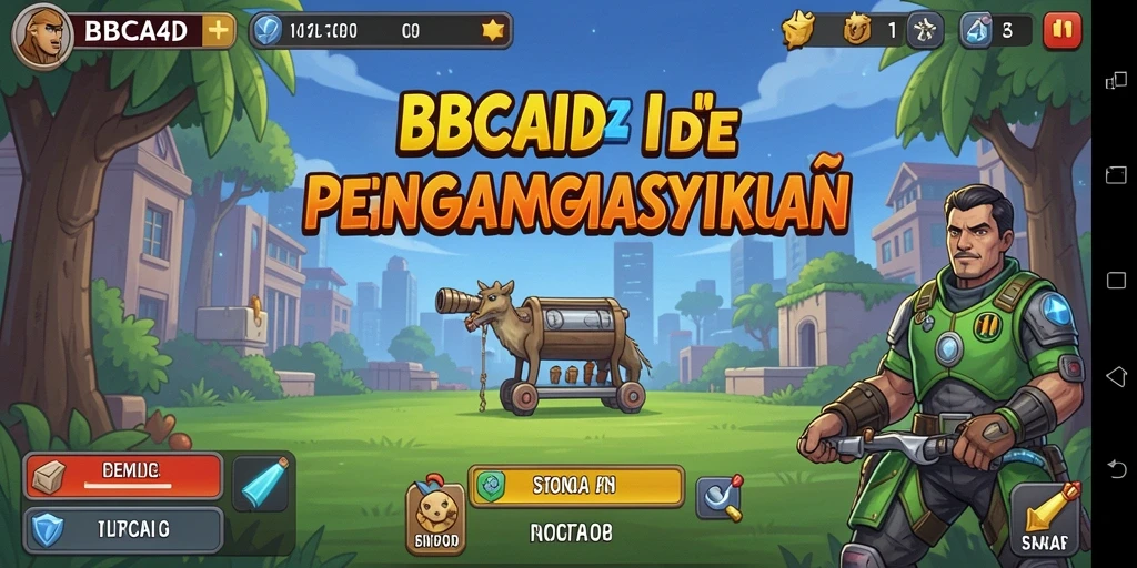 Tampilan gameplay Idle yang menawan di BBCA4D.