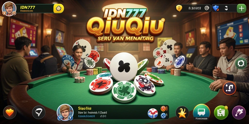 Screenshot dari gameplay QiuQiu yang seru di IDN777.