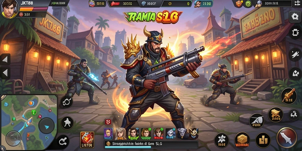 Tangkapan layar gameplay strategi intens JKT88.