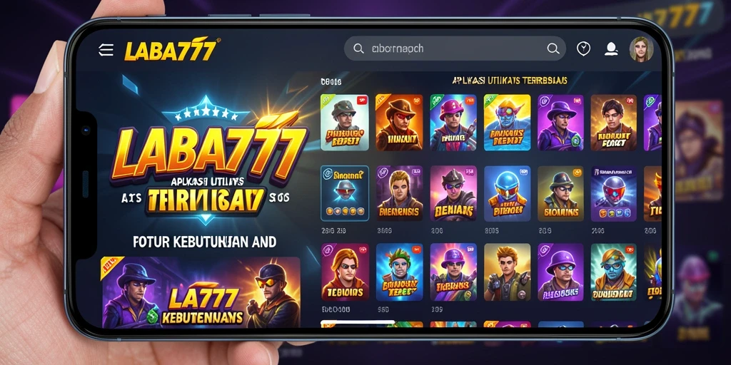 Tampilan antarmuka pengguna LABA777 yang sederhana dan intuitif.