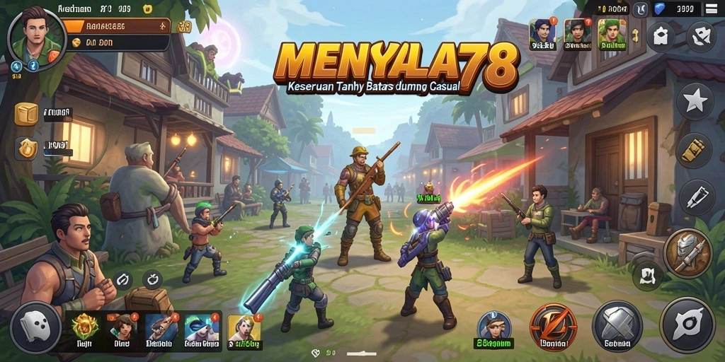 Tampilan gameplay seru dari MENYALA78 yang bikin ketagihan.