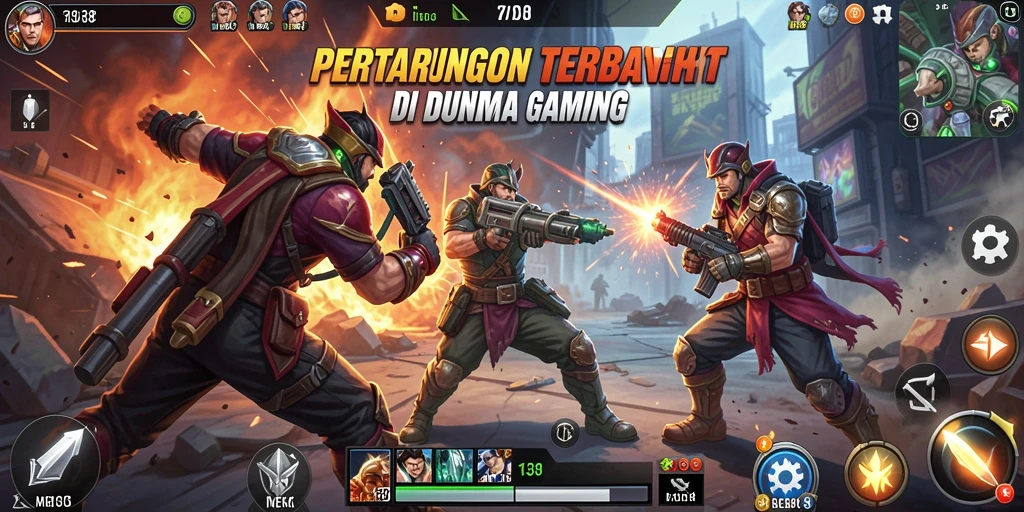 Gameplay Fighting yang mendebarkan di MERDEKA138.