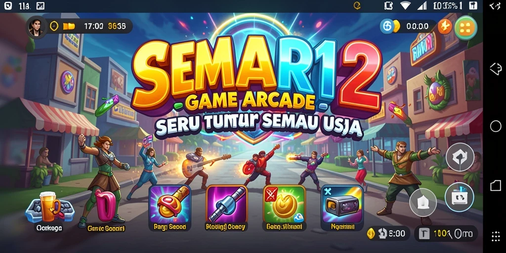 Screenshot gameplay SEMAR123 menampilkan aksi seru di game Arcade.