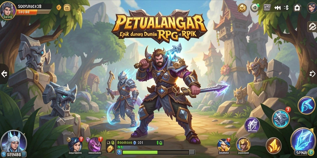 Tampilan gameplay SPN88 yang memukau dalam aksi RPG.